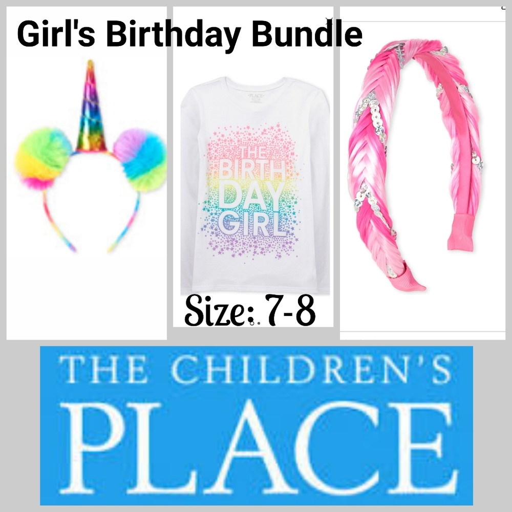 NWT! GIRL'S BDAY! BUNDLE SIZE:7-8
